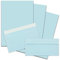 25x Briefpapier Set DIN A4 mit DIN Lang Briefumschlägen, Haftklebung - Hellblau - mattes Schreibpapier mit Kuverts - FarbenFroh by GUSTAV NEUSER