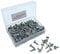 Galvanised 13mm Roofing Felt Clout Nails - The Perfect DIY & Professional Solution for Securing Shed Roofs with 200 Grams (Approx 185pcs) in a Handy Plastic Case!