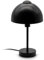 B.K.Licht - Nachttischlampe mit Kabelschalter, E14 Fassung, max. 25 Watt, Tischlampe, Lampe, Schreibtischlampe, Tischleuchte, Bürolampe, Leselampe, Leselicht, 10x32 cm, Schwarz