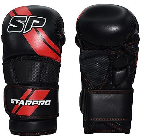 Starpro Sparring gepolstert Handschuhe - Für Sparring und Grappling im Kampftraining Muay Thai Marital Arts MMA Kickboxen und Fitnessübungen