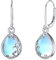 Shusukue Mondstein Ohrringe Silber 925, Mondscheinstein Filigrane Tropfen Ohrringe Hängend Leverback Ohrringe, Mondstein Schmuck Geschenke für Mama Damen…
