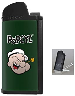 IMCO Pfeifenfeuerzeug Chic 4 Pipe Flint Pfeifenbesteck Popeye Edition inkl. Lifestyle-Ambiente Tastingbogen