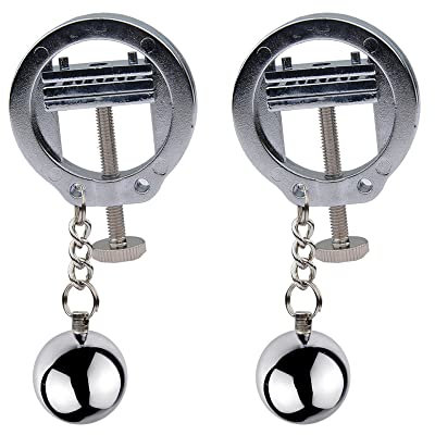 ALMYMM Nippelklemmen Brustwarzen Nipple mit Kette Clamps Sex klemmen Extra Stark Brust Stimulator Erotik SM BDSM Fetisch Nippelkett Sexspielzeug Für Frauen Männer (Stil 22)