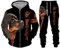 Rottweiler Hund 3D Gedruckt Hoodie Anzug Männer Herbst Winter Casual Sweatshirts Jogginghose Trainingsanzug Set