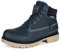 Stivali Uomo Donna Scarpe da Inverno Caldi Stivali da Neve Impermeabili,Blu Scuro,42EU
