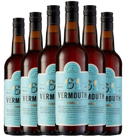 Vermut Cuatro Rayas 61 Vermouth Verdejo 75 cl (Caja de 6 Botellas de 75 cl)