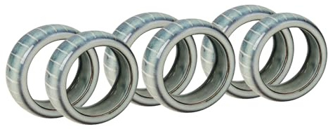 Broste Copenhagen Nordic Sea Serviettenring Soft Blue 6er Set