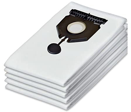 WaLdor Sacs à poussière d'aspirateur 5 pièces. Pièces et Accessoires for aspirateur Karcher 2.889 – 154.0 NT 30/1 30L, compatibles