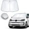 CDEFG Kompatibel mit VW UP GTI/Seat MII/Skoda Citigo Sonnenschutz Abdeckungen Frontscheibe Sonnenschirm Die Vordere Schallwand Windschutzscheibe Auto Sonnenblende UP GTI 2013-2023 Zubehör