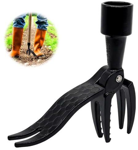 Outil de Désherbage de Jardin, Outil de Désherbage Amovible, Extracteur de Mauvaises Herbes, Arracheur Desherbeur Manuel Efficace, Arrache Mauvaise Herbe,Enlever Racines pour Pelouse et Jardin