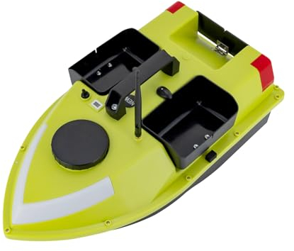 YNAADYH Köderboot 600M Streifen Mit Licht GPS Futterboot 5200Mah Angeln Köderboot Mit GPS Rc Köderboot Karpfen Angel GPS Köderboot Mit Echolot LCD Fischfinder