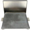 Vulcaninox | Piastra in Pietra lavica dell'Etna con telaio in Acciaio Inox | barbecue, forno | MADE IN ITALY (40 x 30 x 5)
