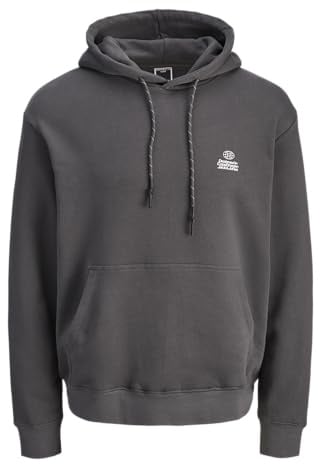 JACK & JONES Jcoflare - Sudadera con Capucha con Estampado fotográfico, Pavement, S