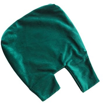 Warmhm Retro Flanell-handgelenktasche Damen Vintage Knotentasche Aus Weichem Samtstoff Tragbare Kosmetiktasche Kleine Umhängetasche Für Handy Geldbörse Snacks Dunkelgrün