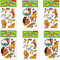 6-teiliges Glitter-Sticker-Set * Pferde und Ponyhof * vom Mauder Verlag | Kinder Aufkleber Kindergeburtstag Geburtstag Mitgebsel Geschenk Mädchen Glitzer Pony Reiten Reiterhof Reiterferien Reiturlaub