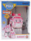 ROBOCAR POLI 54210 Robocar Transformable Ambre l'ambulancière-Réplique Officielle-Se transforme Robot ou en Voiture Super rapidement-10 cm-Jouet Maternelle, Plastique, Multicolore, 10 cm