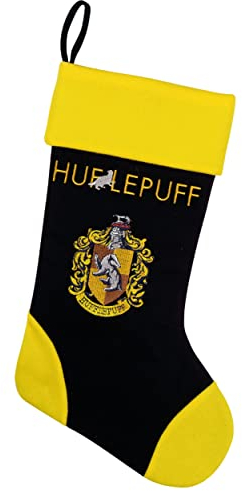 Cinereplicas Harry Potter - Weihnachtsstrumpf - Offizielle Lizenz (Hufflepuff)