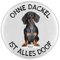 AdriLeo Flaschenöffner Ohne Dackel ist Alles doof! (Kurzhaarteckel)