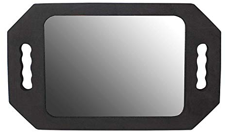 Kosmetik-Spiegel, (27×20 cm) Acrylspiegel, Schwarze großer Professioneller Damen- und Herrenfriseursalon, Salon Friseur Zubehör, Professionelle Friseur Werkzeuge Zum Haare Schneiden und Beauty