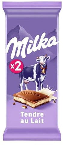 MILKA - Tendre Au Lait 200G - le Lot De 2