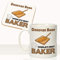 CRAZY TONY'S Worlds Best Baker Unique Personalised Male Female Bakery Mug Coaster Gift Set