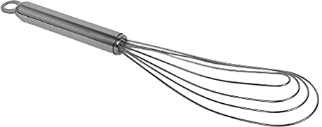 Gravidus Tellerbesen Tellerschneebesen Schaumschläger - Schneebesen flach - Anschlagbesen Spiralbesen Rührbesen Tellerschneebesen Schlagbesen aus Edelstahl