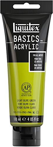 Liquitex Basics Acrylfarbe, 118 ml, helles Olivgrün