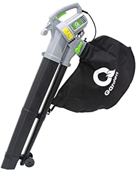 Q Garden Leaf Blower and Vacuum. Powerful 3000W Leaf Vacuum for Clearing Patios, Gardens, Gutters. 3-in-1 Garden Blower for Leaves + Leaf Collector + Shredder. Ergonomic Garden Vacuum - 1yr Warranty