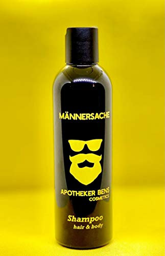 Apotheker BenS 250 ml Männer Shampoo für die tägliche Pflege,pflanzlicher Wirkstoffe wie Birke-,Brennessel-,Chinarinde- und Roßkastanienextrakte.Ohne künstliche Farbstoffe