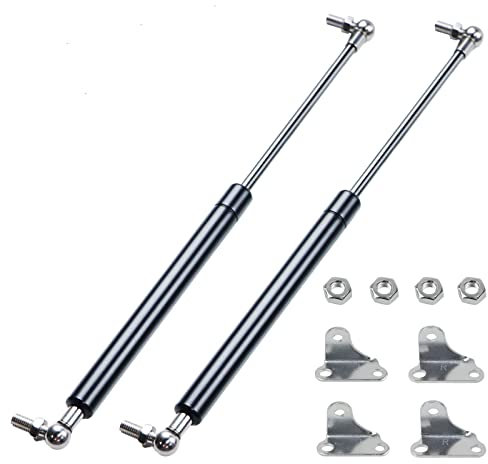 17 100Lbs/445N Gas Spring Shocks Struts High Precision Steel Pipe Material Gas Spring Shock Switch is Flexible Safe Mute, Used for All Kinds of Custom Storage Boxes, ETC