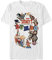 Disney Herren Theaterposter T-Shirt, Weiß, 4XL