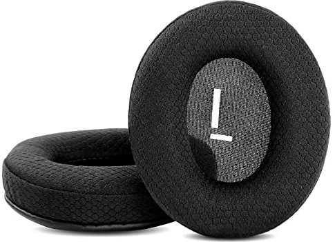 TaiZiChangQin H20 Upgrade Ohrpolster Kissen Memory Foam Ersatz Kompatibel mit Mpow H20 H 20 Bluetooth Kopfhörer Schwarz Stoff Ohrpolster