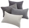 Topfinel Kissenbezug 30x50 cm grau 4er Set Kordsamt Kissenbezüge Kissenhülle Dekokissenbezug sofakissen dekokissen deko für Sofa Schlafzimmer Wohnzimmer Balkon Kinder flauschig Farbverlauf