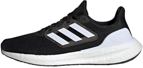adidas Herren Pureboost 23 Shoes Laufschuhe, Core Black/Cloud White/Carbon, 44 EU