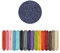 Il Gruppone Passione Casa Telo Arredo Tinta Unita in Cotone Panama Grandfoulard Copridivano Copriletto Sofà Made in Italy - Blu - 2 Posti 280x240