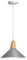 LIGKIN Lampadario a Sospensione Moderno E27 Lampadari Industriale Ø25cm Paralume Metallo Lampade a sospensione Legno per Cucina Sala da Pranzo Sala Caffè (Grigio)