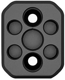 Gimbal Stabilisator Verlängerungsplatte Adapter mit 1/4 & 3/8 Zoll Schraubenloch Extend Monitor Mount Plate für DJI Ronin S
