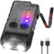 BORUIT V20 Small Torches LED Super Bright Rechargeable,180°Head Swivels with Cob Side Light,Ip67 USB C Rechargeable Torch with Clip,Lanyard and Keychain,Magnetic Buzzer-13 Modes