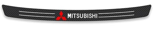 WACDXST Auto Kohlefaser Ladekantenschutz Aufkleber, für Mitsubishi Colt Turbo/Hybrid 2023 2024 Kofferraum Ladekantenschutz Anti-Kratz Styling Deko Zubehör