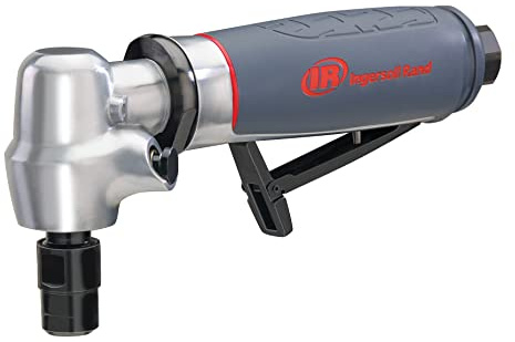 Ingersoll Rand 5104MAX Angle Air Die Grinder, 12,000 RPM, 0.4 HP, 1/4 Collet, Rear Exhaust