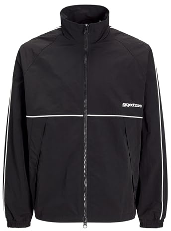 JACK & JONES Herren Jcounion Track Jacket Sn, Black, x_l