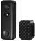 Video Türklingel mit Kamera, 110° Blickwinkel Kabellose Video Doorbell mit Akku, PIR Personenerkennung, Nachtsicht, 2-Wege-Audio, Unterstützt Cloud-Speicher, Innenklingel Set Mit Chime (Schwarz)