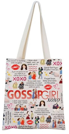 Gossip TV Show inspiriertes Geschenk Gossip XOXO Tote Bag Gossip Fans Geschenk Gossip TV Show Liebhaber Geschenk