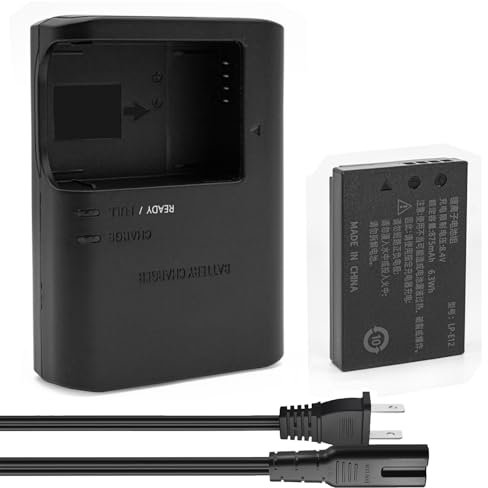 YUEFANSEN LP-E12 Akku Pack und LC-E12 LC-E12E Akku-Ladegerät kompatibel mit Canon EOS-M, EOS M2, EOS M10, EOS M50, EOS M50 Mark II, EOS M100, EOS M200, SX70 HS, Rebel SL1 Digitalkameras