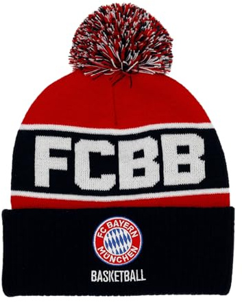 FC Bayern München I Basketball Bommelmütze I Rot