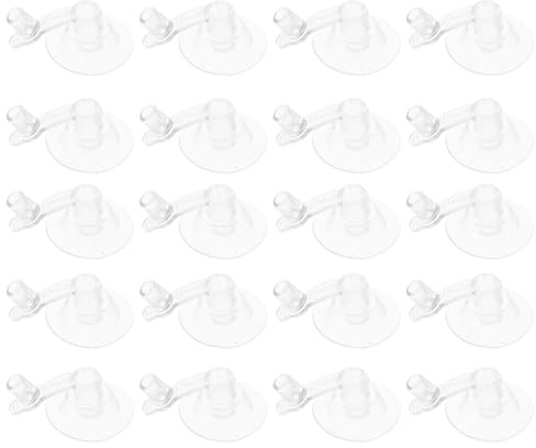 SOLUSTRE Aufblasbare Ventile Für Schwimmringe Und Aufblasbare Kissen Luftventildüsen Zubehör Für Pool Schlauchboote Und Camping 3.5X3.5X1 Zoll Transparente Ersatzdüsen Für Aufblasartikel