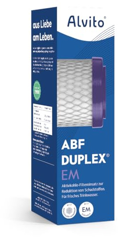 Alvito ABF Duplex EM Filterkartusche - Aktivkohlefilter
