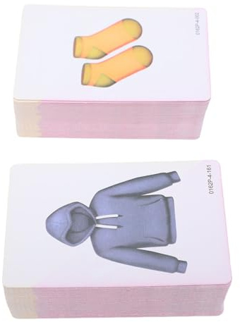 Piles Clothing Kartenspiel, Interaktives Familienspielzeug für Zur Verbesserung der Kreativität Im Logischen Gedächtnis, mit Farbenfrohen Illustrationen und Innovativen Regeln,