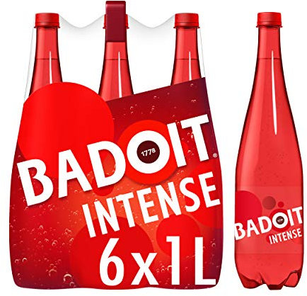 Badoit Rouge Eau Minérale Gazeuse Intensément Diablement Pétillante Bouteille 6 x 1 L