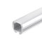 INNOVATE Aluminium - Alu Profil Streifen Leiste - Rundprofil für LED Stripes/Streifen (Rundprofil Mini 12mm - milchige Abdeckung)